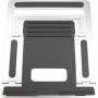 Inter-Tech NBS-100 Supporto per computer portatile Nero, Argento (88885558)