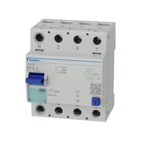 Doepke DFS 4 100-4/0,30-A interruttore automatico Dispositivo a corrente residua A-type (09166901)