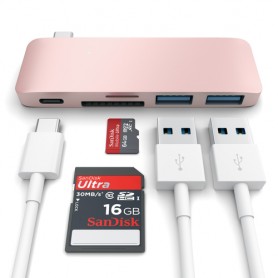 Satechi ST-TCUPR hub di interfaccia Rose Gold (ST-TCUPR)