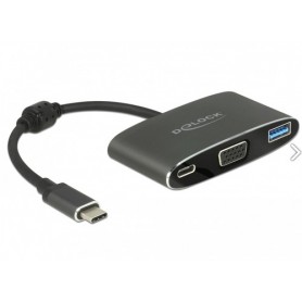 DeLOCK 62992 adattatore grafico USB 3840 x 2160 Pixel Grigio (62992)