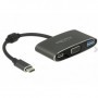 DeLOCK 62992 adattatore grafico USB 3840 x 2160 Pixel Grigio (62992)