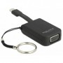 DeLOCK 63941 cavo e adattatore video 0,03 m USB tipo-C VGA (D-Sub) Nero (63941)