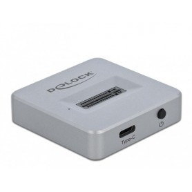 DeLOCK 64000 docking station per unità di archiviazione Argento (64000)