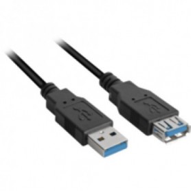 Sharkoon 1m, 2xUSB3.0-A cavo USB USB 3.2 Gen 1 (3.1 Gen 1) USB A Nero (4044951015672)