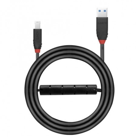 Lindy 43227 cavo USB 10 m USB 3.2 Gen 1 (3.1 Gen 1) USB A USB B Nero (43227)