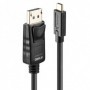 Lindy 43307 cavo e adattatore video 10 m USB tipo-C DisplayPort Nero (43307)