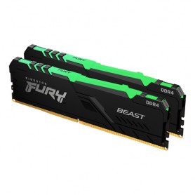 Kingston Technology FURY Beast RGB memoria 32 GB 2 x 16 GB DDR4 3600 MHz (KF436C18BBAK2/32)