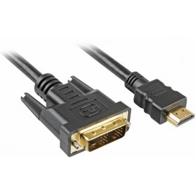 Sharkoon 4044951009077 cavo e adattatore video 5 m HDMI DVI-D Nero (4044951009077)