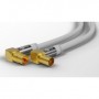 Wentronic 70422 cavo coassiale 5 m Bianco (70422)