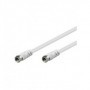 Mercodan RG59, 10m cavo coassiale Bianco (11742)