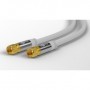 Wentronic 70598 cavo coassiale 1 m F Bianco (70598)