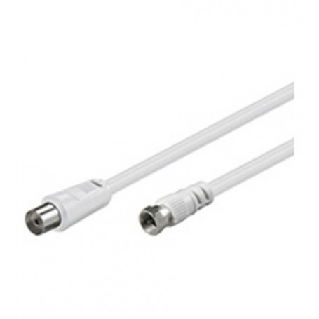 Goobay AKFC 150 1.5m cavo coassiale 1,5 m F Bianco (11829)