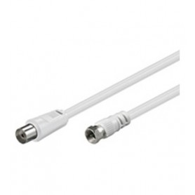 Goobay AKFC 500 5.0m cavo coassiale 5 m SAT Bianco (11831)