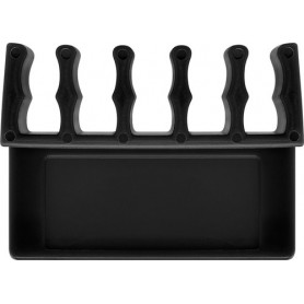 Goobay 70433 organizer per cavi Scrivania Supporto per cavo Nero 2 pz (70433)