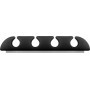 Goobay 70406 organizer per cavi Supporto per cavo Nero 2 pz (70406)