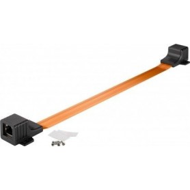 Goobay RJ45 0.3 m cavo di rete Arancione 0,3 m (71412)