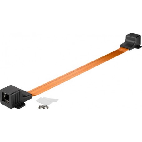 Goobay 71413 cavo di rete Trasparente 0,5 m (71413)