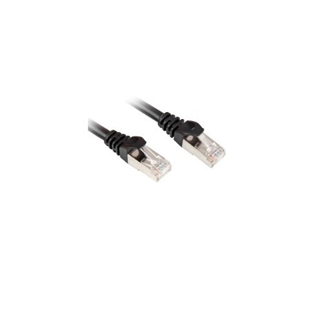 Sharkoon 0.5m Cat.6 S/FTP cavo di rete Nero 0,5 m Cat6 S/FTP (S-STP) (4044951014972)
