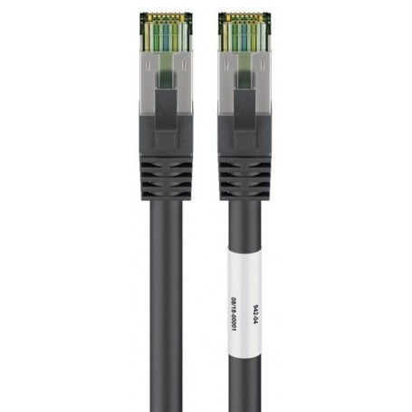 Wentronic 66720 cavo di rete Nero 0,5 m Cat8.1 S/FTP (S-STP) (66720)