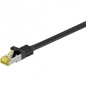 Goobay RJ-45 CAT7 0.25m cavo di rete Nero 0,25 m S/FTP (S-STP) (91572)