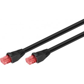Goobay 55435 cavo di rete Nero 30 m Cat6 U/UTP (UTP) (55435)