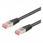 Goobay CAT 6-500 SSTP PIMF Black 5m cavo di rete Nero (68700)
