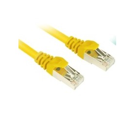 Sharkoon 0.25m Cat.6 S/FTP cavo di rete Giallo 0,25 m Cat6 S/FTP (S-STP) (4044951014750)