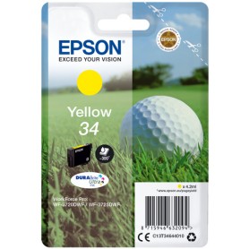 Epson Golf ball Singlepack Yellow 34 DURABrite Ultra Ink (C13T34644020)