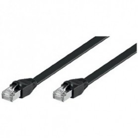Goobay CAT6 U/UTP Flat 5m cavo di rete Nero U/UTP (UTP) (95387)