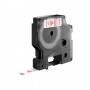 DYMO D1 - Standard Etichette - Rosso su bianco - 9mm x 7m (S0720700)