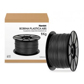 Hamlet Bobina di filamento per stampanti 3D 3DX100 in ABS Nero da 1kg (HP3DXROLBK)
