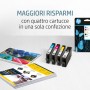 HP Confezione da 4 cartucce di inchiostro nero, ciano, magenta, giallo originali 912 (6ZC74AE)