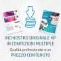 HP Confezione da 4 cartucce di inchiostro nero, ciano, magenta, giallo originali 912 (6ZC74AE)