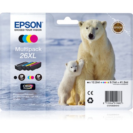 Epson Polar bear Multipack 26xl (C13T26364020)