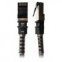 PatchSee PCI6 FTP 2.7m cavo di rete Nero 2,7 m Cat6a (PCI6-F/9)