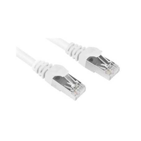 Sharkoon 1.5m Cat.6 S/FTP cavo di rete Bianco 1,5 m Cat6 S/FTP (S-STP) (4044951017867)