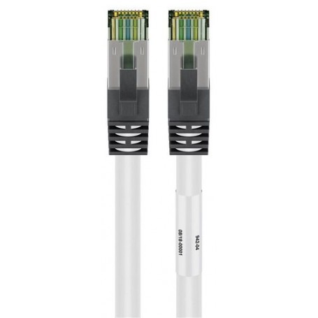 Goobay 55124 cavo di rete Bianco 1 m Cat8.1 S/FTP (S-STP) (55124)