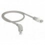 DeLOCK 85873 cavo di rete Grigio 0,5 m Cat6a S/FTP (S-STP) (85873)
