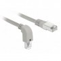 DeLOCK 85874 cavo di rete Grigio 1 m Cat6a S/FTP (S-STP) (85874)