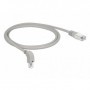 DeLOCK 85874 cavo di rete Grigio 1 m Cat6a S/FTP (S-STP) (85874)