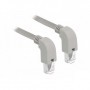 DeLOCK 85878 cavo di rete Grigio 2 m Cat6a S/FTP (S-STP) (85878)