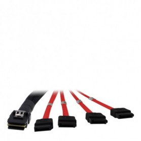 Inter-Tech SFF 8087 - 4 x SATA 1m Nero (88885301)