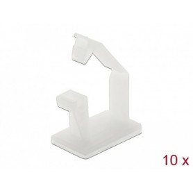 DeLOCK 60250 organizer per cavi Pavimento Supporto per cavo Bianco 10 pz (60250)