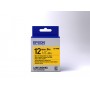 Epson Nastro fondo Pastello Giallo per testo Nero, altamente adesivo 12/9 LK-4YBW (C53S654014)