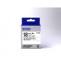 Epson Nastro fondo Standard Bianco per testo Nero 18/9 LK-5WBN (C53S655006)