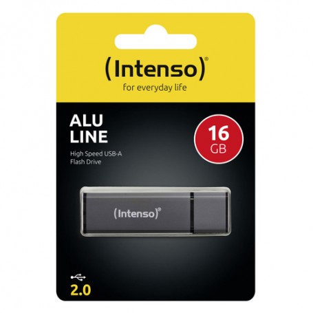 Intenso Alu Line unità flash USB 16 GB USB tipo A 2.0 Antracite (3521471)