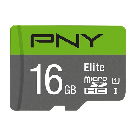 PNY Elite microSDHC 16GB UHS-I Classe 10 (P-SDU16GU185GW-GE)
