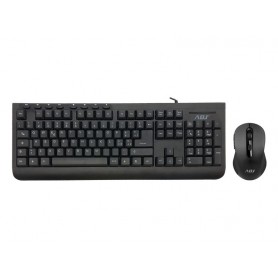 TASTIERA/MOUSE KIT USB 3D EVO PURE BK TAST. MULTIM/MOUSE 6 TASTI ADJ (520-00021)