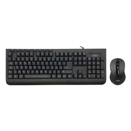 TASTIERA/MOUSE KIT USB 3D EVO PURE BK TAST. MULTIM/MOUSE 6 TASTI ADJ (520-00021)