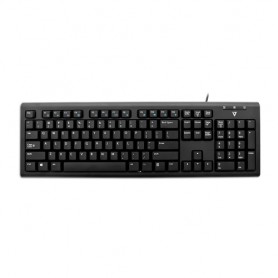 V7 Tastiera con cavo USB e adattatore PS2 - US (KU200US-E)